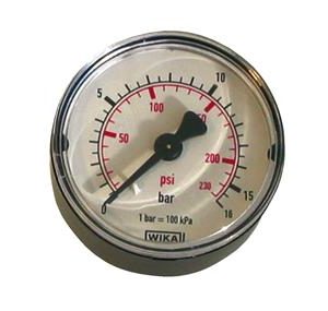 MANOMETAR 40mm 0-10 bar 1/8"